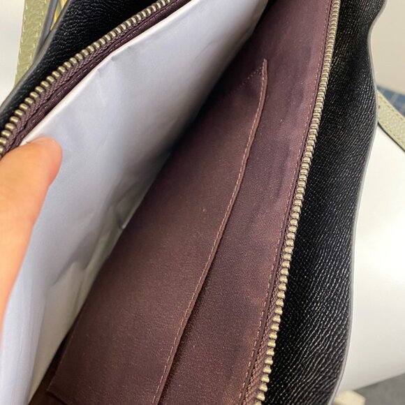 Coach 1671 Leather Mollie Tote in Kelp Black - Picture 6 of 9